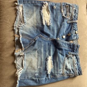 AE Jean skirt